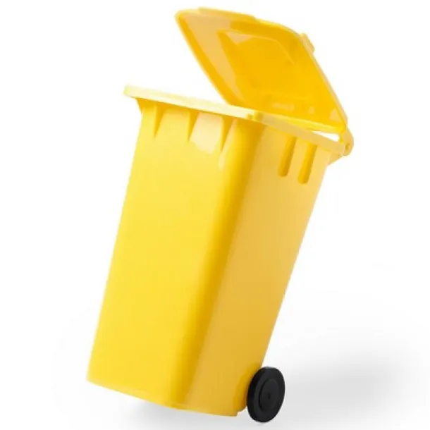  Pen holder "trash container" yellow