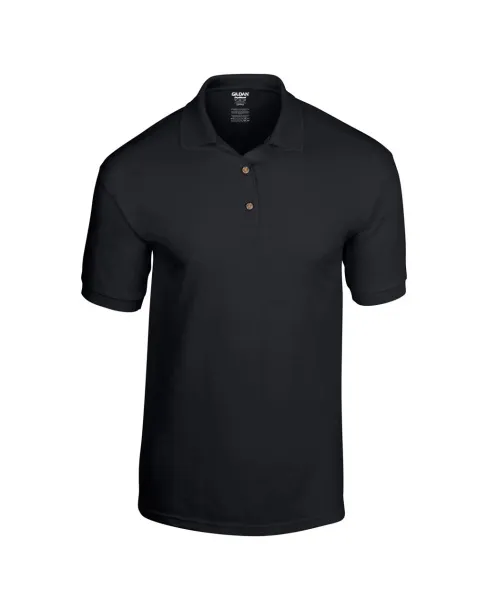  Jersey polo majica kratkih rukava, 203 g/m2 - Gildan Crna