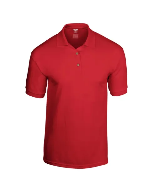  Jersey polo majica kratkih rukava, 203 g/m2 - Gildan Crvena