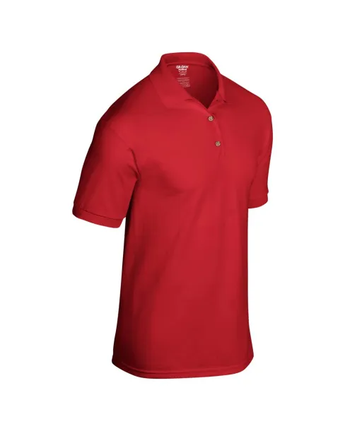  Jersey polo majica kratkih rukava, 203 g/m2 - Gildan Crvena