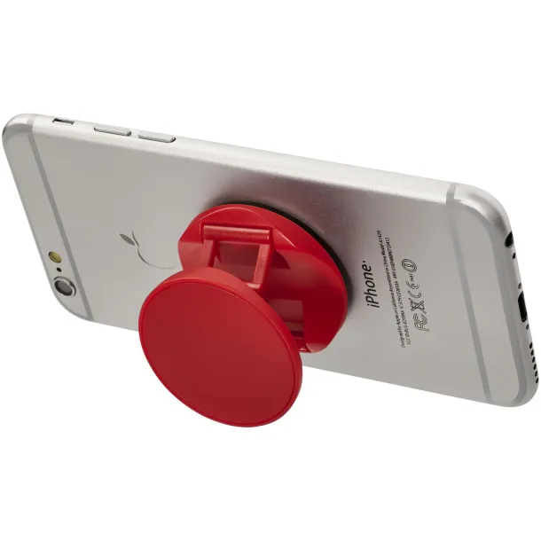 Brace phone stand with grip Red