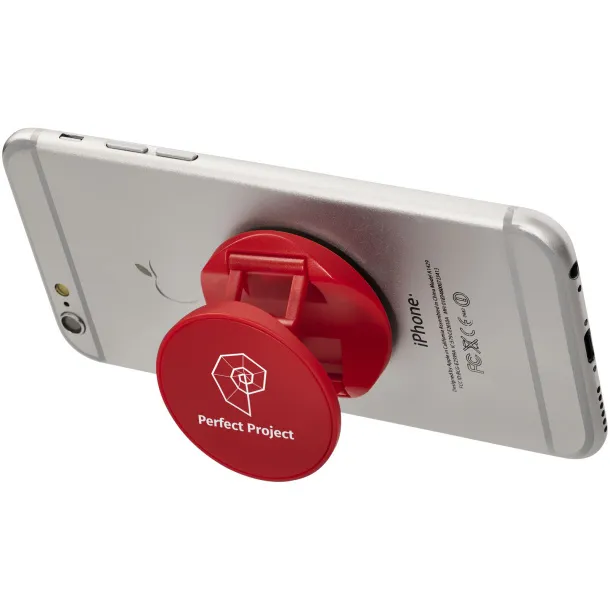 Brace phone stand with grip Red