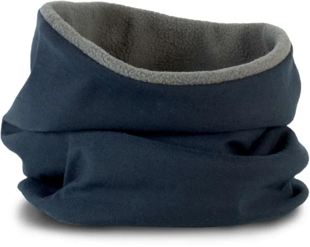  FLEECE-LINED NECKWARMER - K-UP Navy Slate Grey