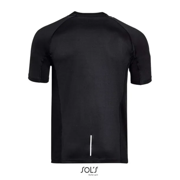  SOL'S SYDNEY MEN - SHORT SLEEVE RUNNING T-SHIRT - SOL'S Black