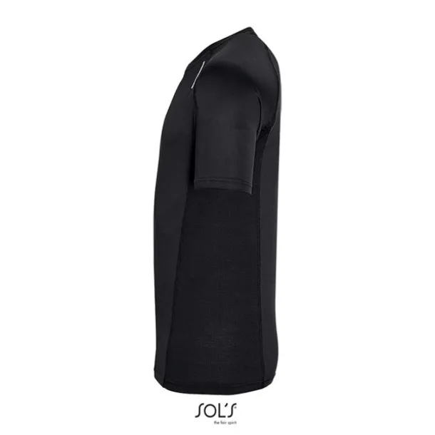  SOL'S SYDNEY MEN - SHORT SLEEVE RUNNING T-SHIRT - SOL'S Black