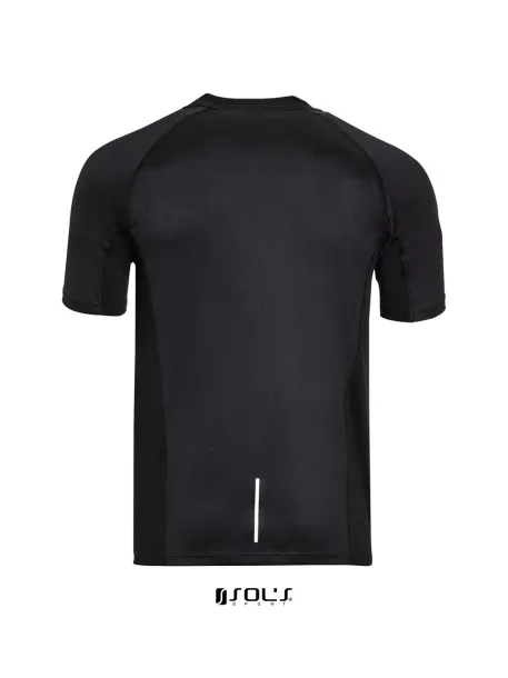  SOL'S SYDNEY MEN - SHORT SLEEVE RUNNING T-SHIRT - SOL'S Black