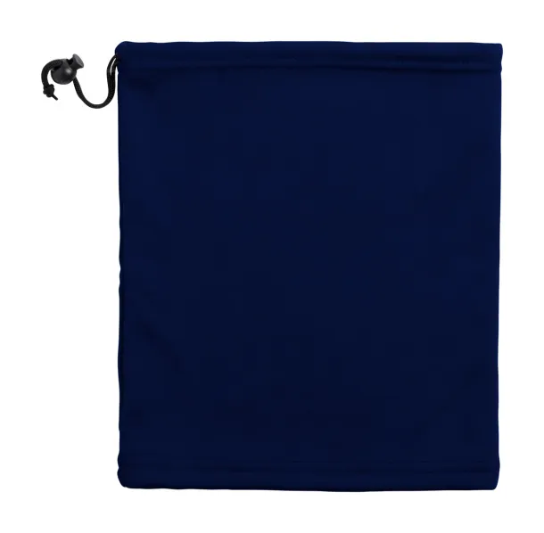 Swoosh neck warmer and hat Dark blue