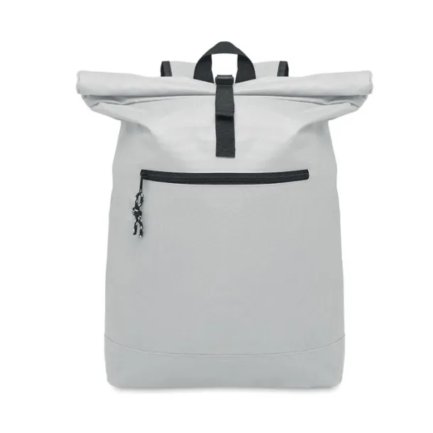 IREA 600Dpolyester rolltop backpack White