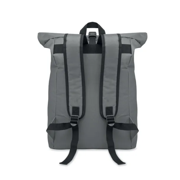 IREA 600Dpolyester rolltop backpack stone grey