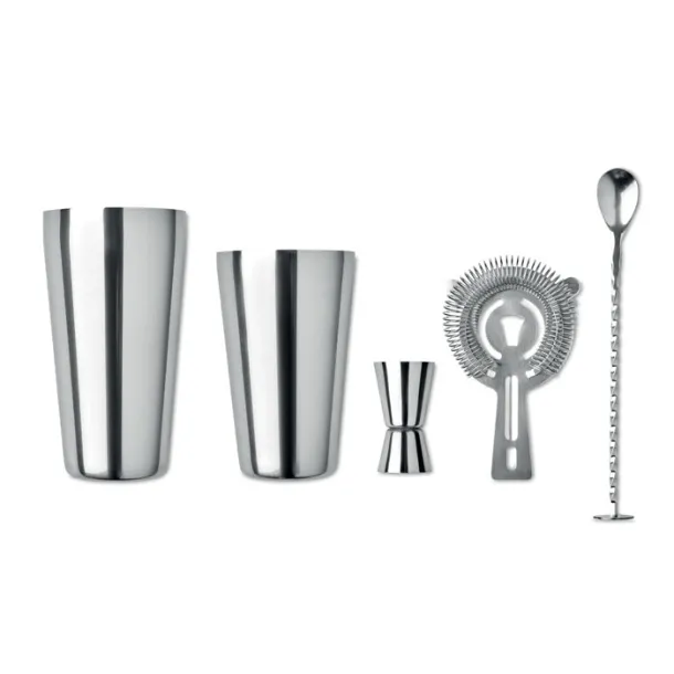 BOSTON set za koktele 750 ml shiny silver