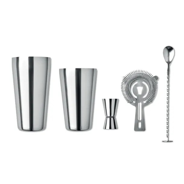 BOSTON Cocktail set 750 ml shiny silver