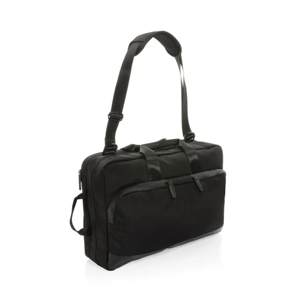  Swiss Peak AWARE™ 2u1 torba/ruksak za laptop, 15,6" - Swiss Peak Crna