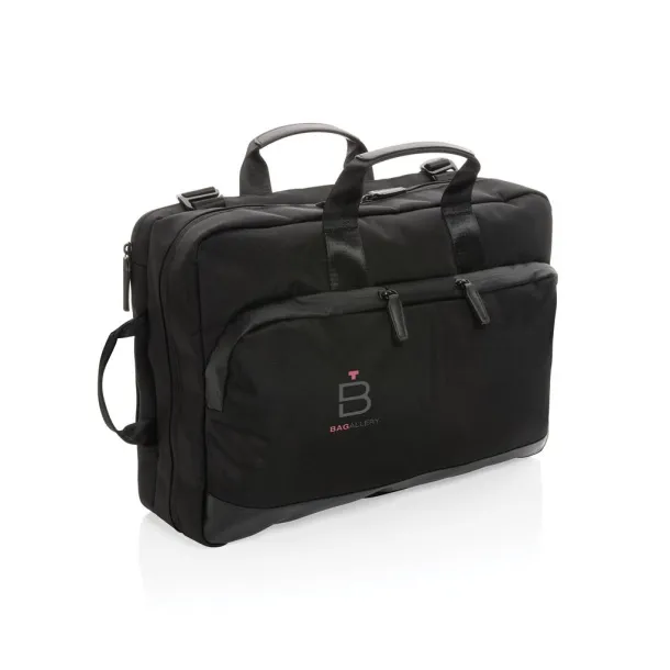  Swiss Peak AWARE™ 2u1 torba/ruksak za laptop, 15,6" - Swiss Peak Crna