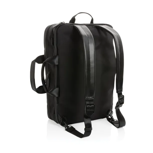  Swiss Peak AWARE™ executive 2-in-1 laptop backpack - Swiss Peak Black 