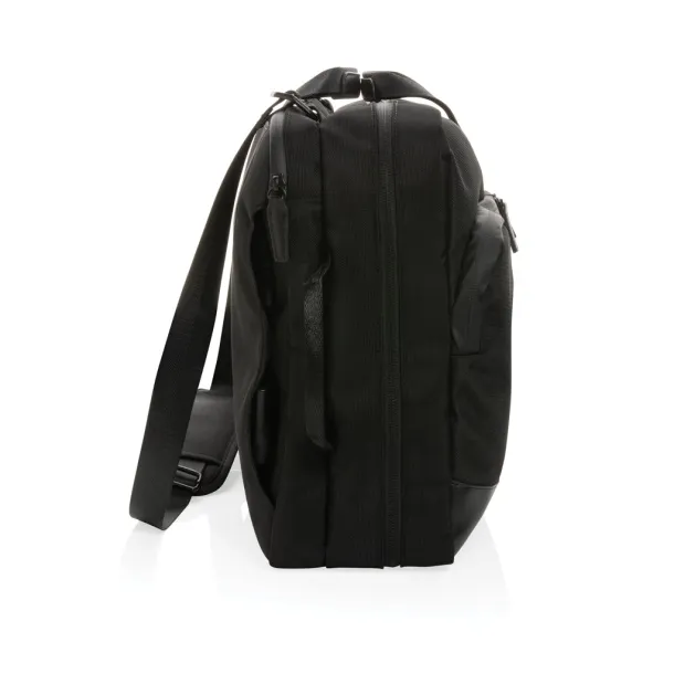  Swiss Peak AWARE™ 2u1 torba/ruksak za laptop, 15,6" - Swiss Peak Crna