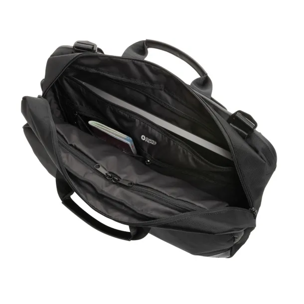  Swiss Peak AWARE™ 2u1 torba/ruksak za laptop - Swiss Peak Crna 