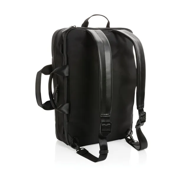  Swiss Peak AWARE™ 2u1 torba/ruksak za laptop, 15,6" - Swiss Peak Crna