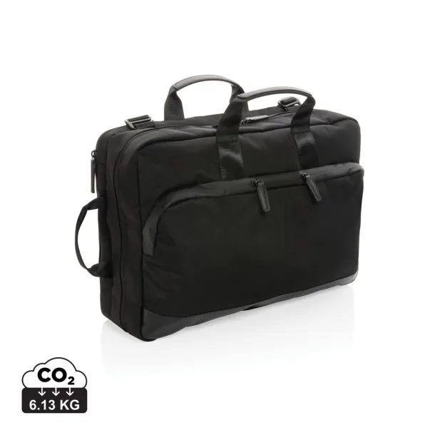  Swiss Peak AWARE™ 2u1 torba/ruksak za laptop, 15,6" - Swiss Peak Crna