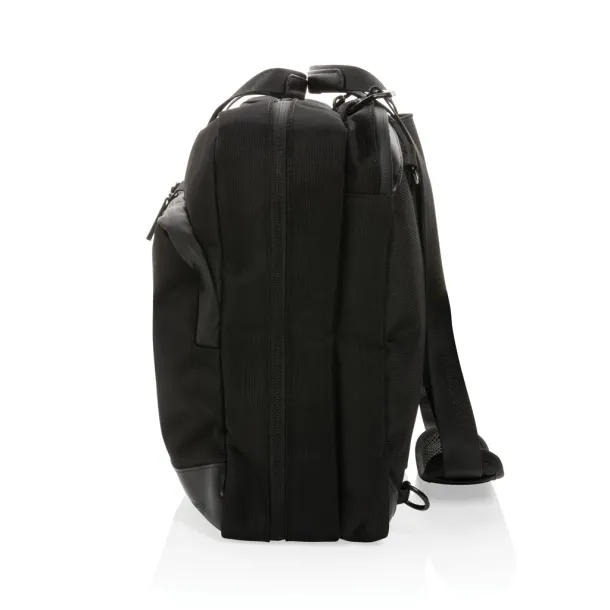  Swiss Peak AWARE™ executive 2-in-1 laptop backpack - Swiss Peak Black 