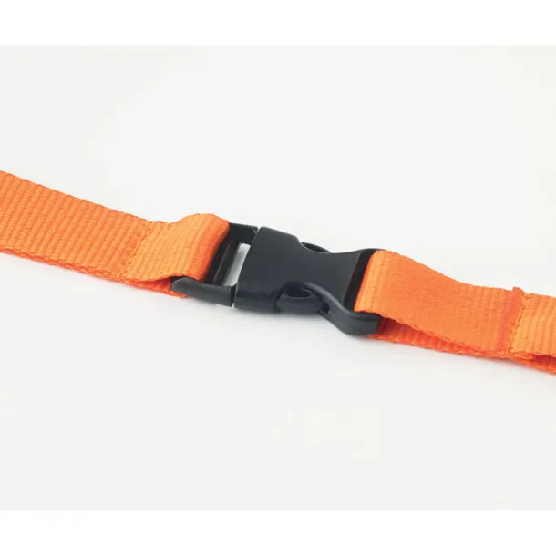 LANY Lanyard with metal hook Orange