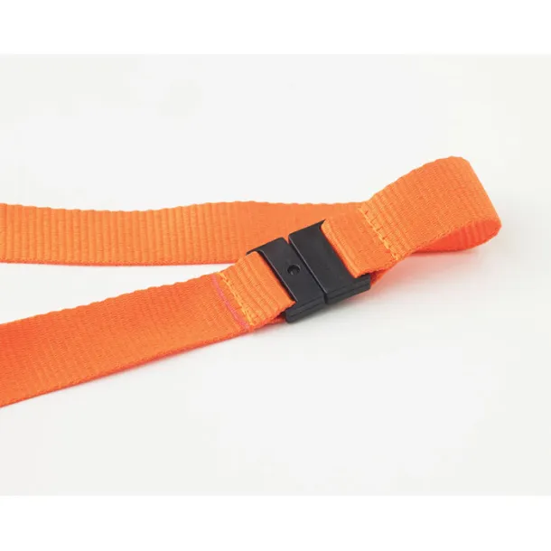 LANY Lanyard with metal hook Orange