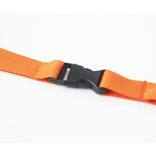 LANY Lanyard with metal hook Orange