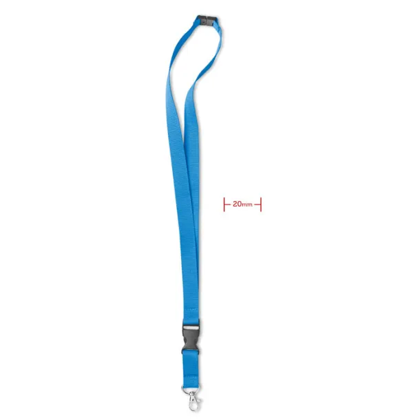 LANY Lanyard with metal hook Turquoise