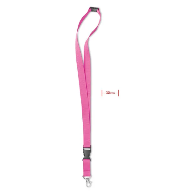 LANY Lanyard with metal hook Fuchsia