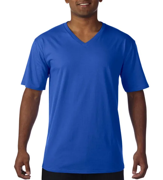  Premium Cotton Adult V-Neck T-Shirt - Gildan Royal