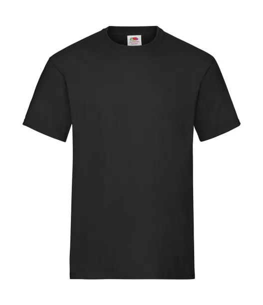  Pamučna majica kratkih rukava, 195 g/m² - Fruit of the Loom Crna