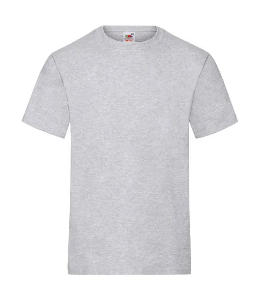  Heavy Cotton T - Fruit of the Loom Heather Grey