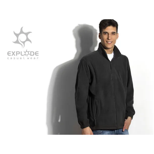 POLARIS polar fleece sweatshirt/jacket - EXPLODE Dark gray