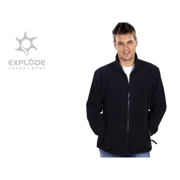 POLARIS polar fleece sweatshirt/jacket - EXPLODE Blue