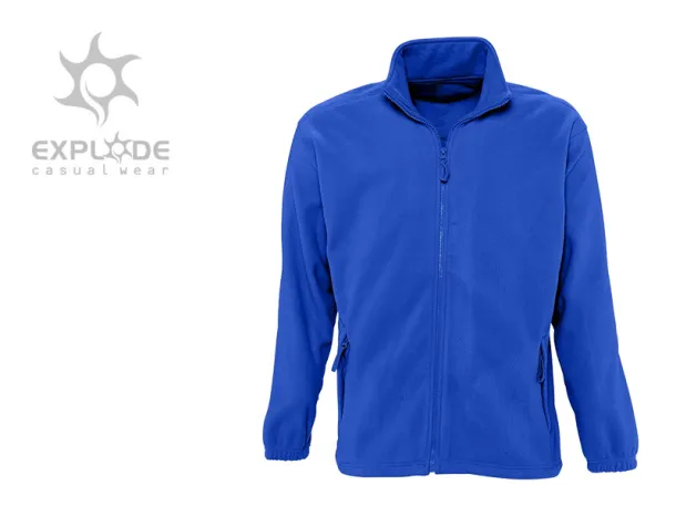 POLARIS polar fleece sweatshirt/jacket - EXPLODE Royal blue