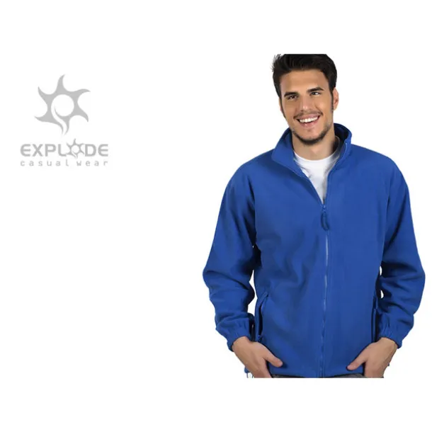 POLARIS polar fleece sweatshirt/jacket - EXPLODE Royal blue