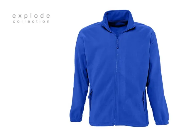 POLARIS polar fleece sweatshirt/jacket - EXPLODE Royal blue