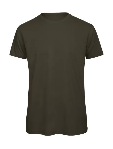 Organic Inspire muška kratka majica od organskog pamuka, 140 g/m² - B&C Khaki Green