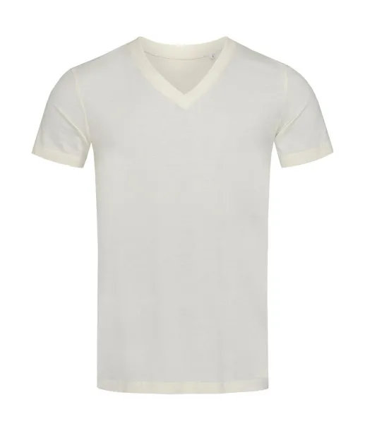  Organic James V-neck Men - Stedman Winter White