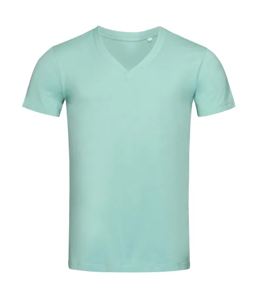  Organic James V-neck Men - Stedman Frosted Blue