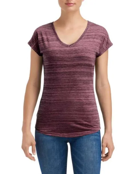  WOMEN'S TRI-BLEND V-NECK ID TEE - Anvil Kesten