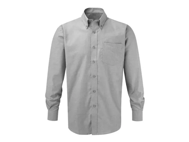 OXFORD LSL MEN men’s long sleeve shirt - EXPLODE Gray