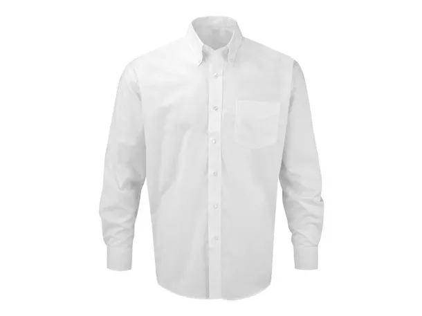 OXFORD LSL MEN men’s long sleeve shirt - EXPLODE White