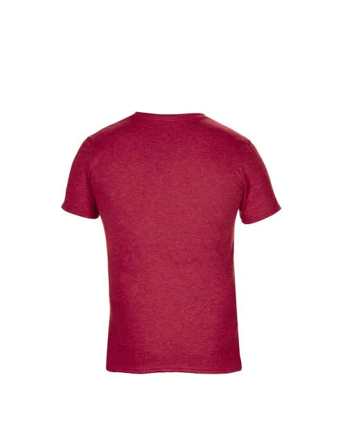  ADULT TRI-BLEND V-NECK TEE - Anvil Heather Red