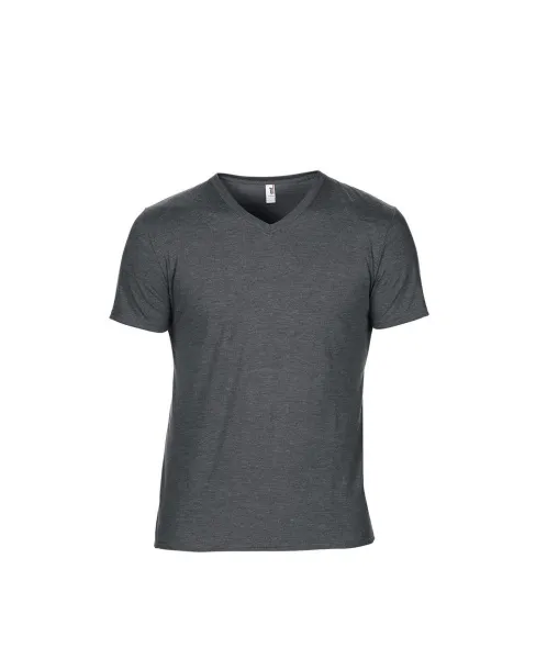  ADULT TRI-BLEND V-NECK TEE - Anvil Dark Heather