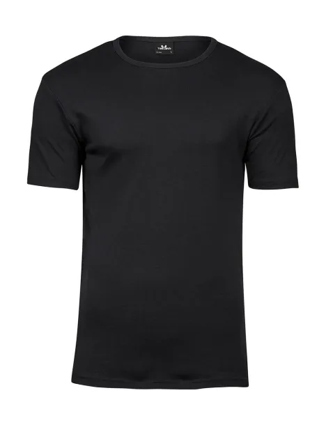  Muška interlock kratka majica, 220 g/m² - Tee Jays Crna