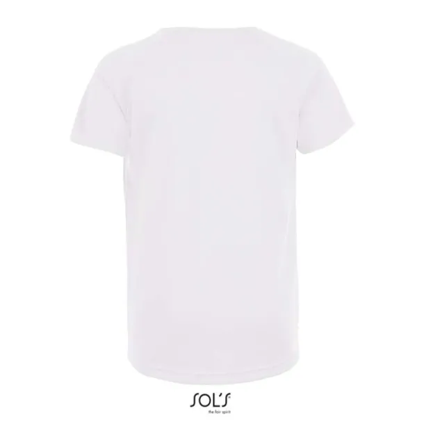 SOL'S SPORTY KIDS - RAGLAN-SLEEVED T-SHIRT - SOL'S White