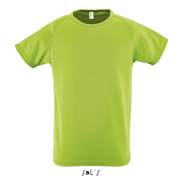 SOL'S SPORTY KIDS - RAGLAN-SLEEVED T-SHIRT - SOL'S Apple Green