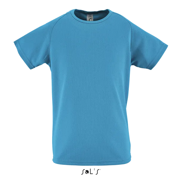 SOL'S SPORTY Dječja majica kratkih rukava, 140 g/m2 - SOL'S Aqua
