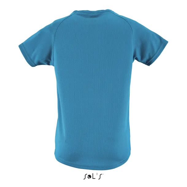 SOL'S SPORTY KIDS - RAGLAN-SLEEVED T-SHIRT - SOL'S Aqua