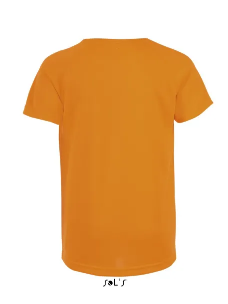 SOL'S SPORTY KIDS - RAGLAN-SLEEVED T-SHIRT - SOL'S Neon Orange